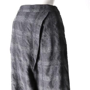 Wrap Like Check Pants　GRAY No.7