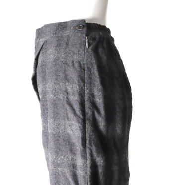 Wrap Like Check Pants　GRAY No.8