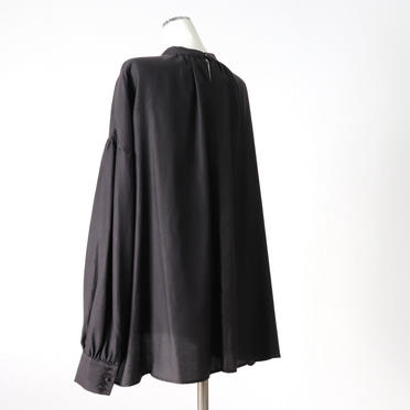 st/n gather blouse　CHARCOAL No.4