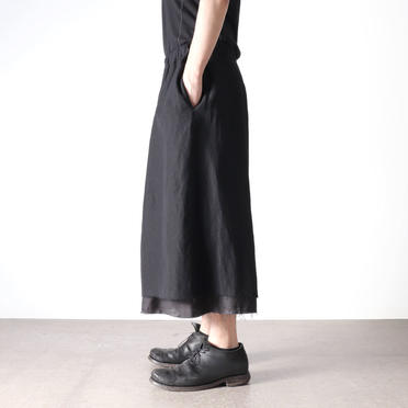 20-21FW tsukushi pants　BLACK No.19