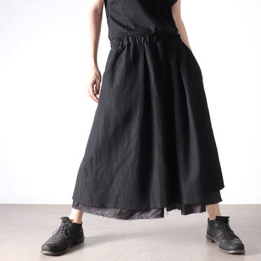 20-21FW tsukushi pants　BLACK No.24