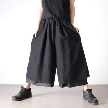 20-21FW tsukushi pants　BLACK No.26