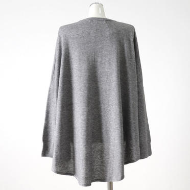 front seem V neck round hem P/O　GRAY No.5