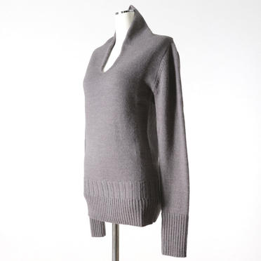 Wo/Ac/Wp Knit Pullover　GRAY No.2