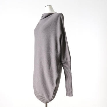 Wo/Ac/Wp Asymmetry Knit Pullover　GRAY No.3