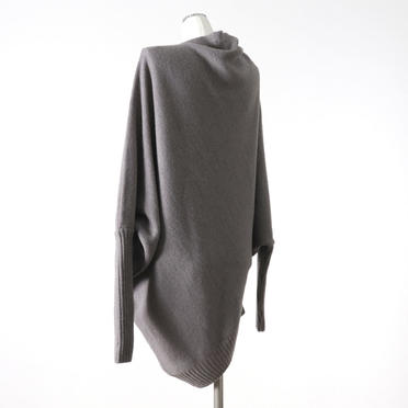 Wo/Ac/Wp Asymmetry Knit Pullover　GRAY No.5