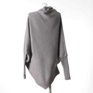 Wo/Ac/Wp Asymmetry Knit Pullover　GRAY No.6