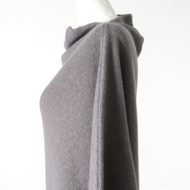 Wo/Ac/Wp Asymmetry Knit Pullover　GRAY No.9