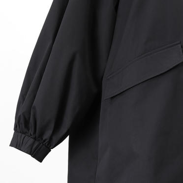 MIDIUMISOLID volume sleeve A-line coat　BLACK No.12