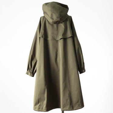 MIDIUMISOLID volume sleeve A-line coat　KHAKI No.6