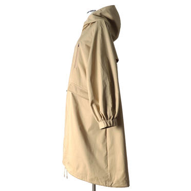 MIDIUMISOLID volume sleeve A-line coat　BEIGE No.4