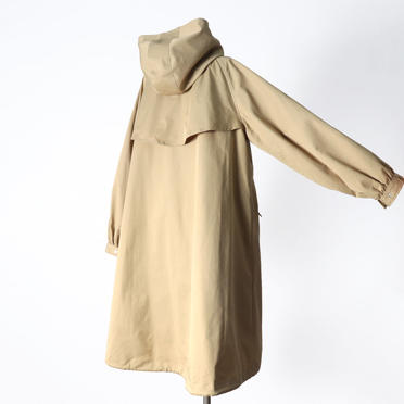 MIDIUMISOLID volume sleeve A-line coat　BEIGE No.7