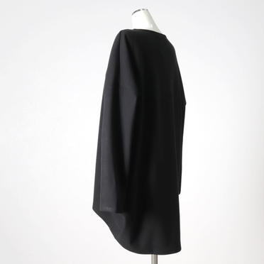 V neck cocoon P/O　BLACK No.4