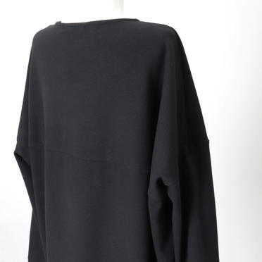 V neck cocoon P/O　BLACK No.8