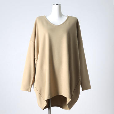 V neck cocoon P/O　BEIGE No.1