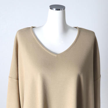 V neck cocoon P/O　BEIGE No.7