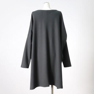 crew neck wide tunic　GRAY No.5