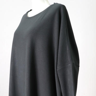 crew neck wide tunic　GRAY No.8