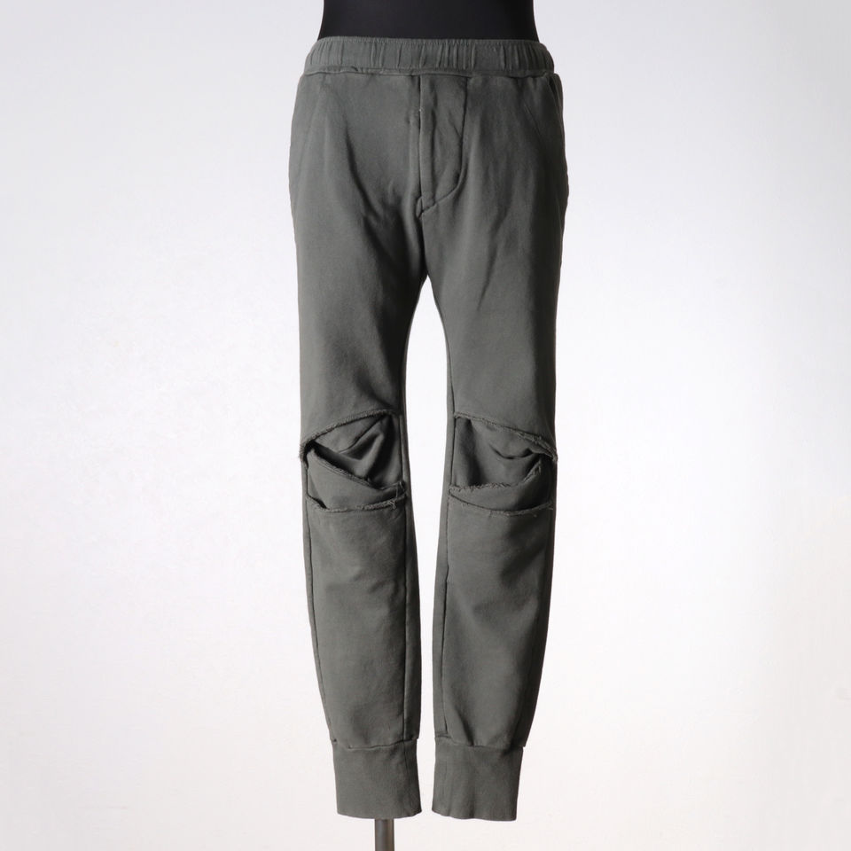 SKINNY TRACK PANTS　OLIVE GREEN