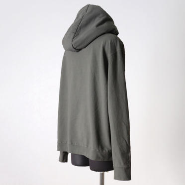 PADDED HOOD PULLOVER　OLIVE GREEN No.7
