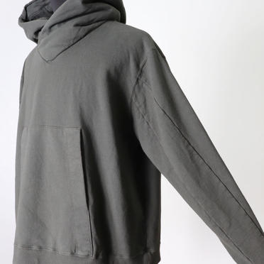 PADDED HOOD PULLOVER　OLIVE GREEN No.12