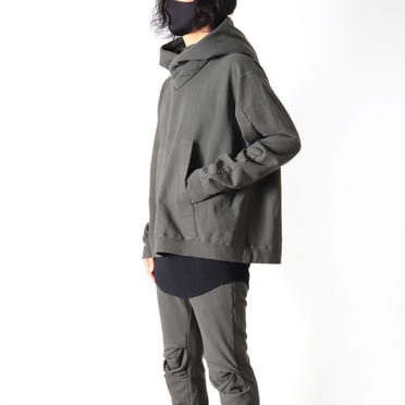 PADDED HOOD PULLOVER　OLIVE GREEN No.19