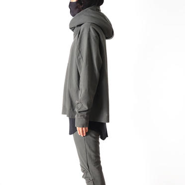 PADDED HOOD PULLOVER　OLIVE GREEN No.20