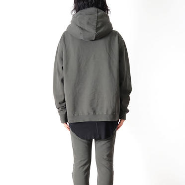 PADDED HOOD PULLOVER　OLIVE GREEN No.21
