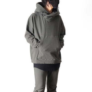 PADDED HOOD PULLOVER　OLIVE GREEN No.26