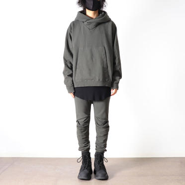 PADDED HOOD PULLOVER　OLIVE GREEN No.27