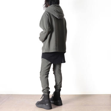 PADDED HOOD PULLOVER　OLIVE GREEN No.29