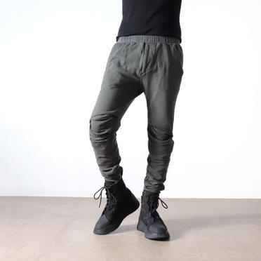 SKINNY TRACK PANTS　OLIVE GREEN No.20