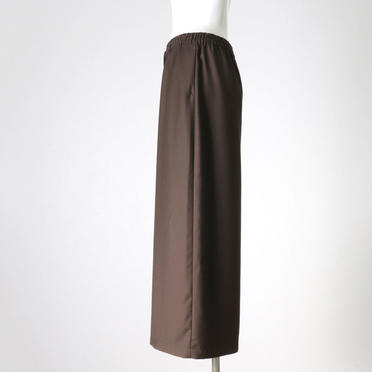 T/R wide easy pants with belt　BROWN No.3
