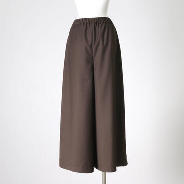 T/R wide easy pants with belt　BROWN No.5