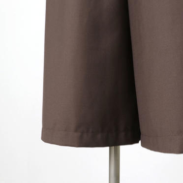 T/R wide easy pants with belt　BROWN No.9