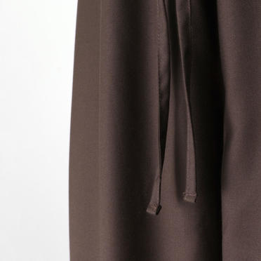 T/R wide easy pants with belt　BROWN No.10