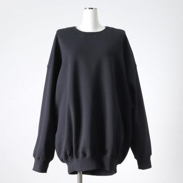 MIDIUMISOLID sweat PO　BLACK No.1