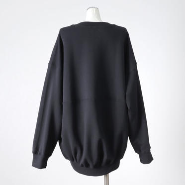 MIDIUMISOLID sweat PO　BLACK No.5