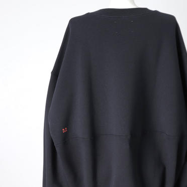 MIDIUMISOLID sweat PO　BLACK No.9