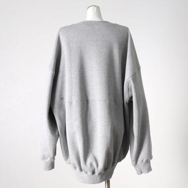 MIDIUMISOLID sweat PO　GRAY No.5