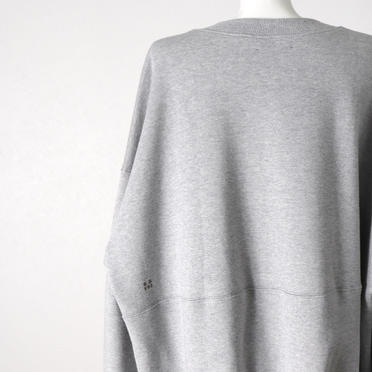 MIDIUMISOLID sweat PO　GRAY No.9