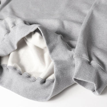 MIDIUMISOLID sweat PO　GRAY No.12