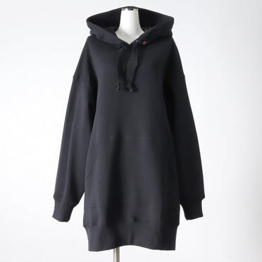 MIDIUMISOLID sweat parka　BLACK No.1