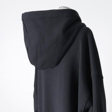 MIDIUMISOLID sweat parka　BLACK No.9