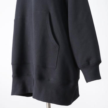 MIDIUMISOLID sweat parka　BLACK No.10