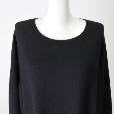 MIDIUMISOLID raglan knitted OP　BLACK No.9