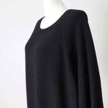 MIDIUMISOLID raglan knitted OP　BLACK No.10