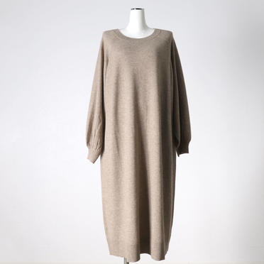 MIDIUMISOLID raglan knitted OP　BEIGE No.1