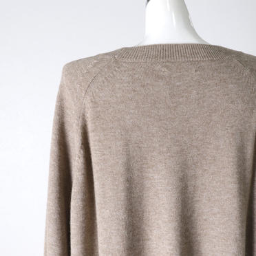 MIDIUMISOLID raglan knitted OP　BEIGE No.10