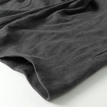 鬼オックス リネン起毛 ワイドサルエル　CHARCOAL GRAY No.14